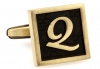 Egypt stylish letter Q cufflinks