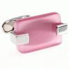 Pink rectangle opal cufflinks