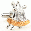 Dancing cufflinks
