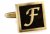 Egypt stylish letter F cufflinks