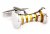 Golden sky city cufflinks