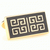 Black Tong Dynasty golden cufflinks