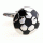 Silver football cufflinks