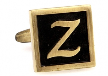 Egypt stylish letter Z cufflinks - Click Image to Close