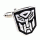 Black transformers face cufflinks