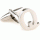 Slim letter Q cufflinks