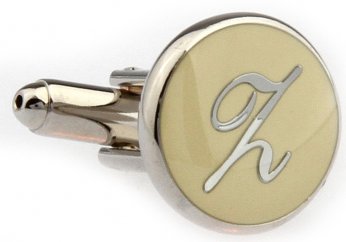 PERSONAL ALPHABET LETTER z CUFFLINKS