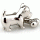 Dog and bone cufflinks
