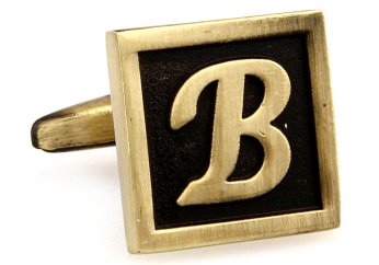 埃及時尚字母袖口鈕 B
