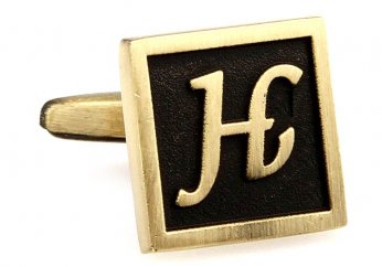 埃及時尚字母袖口鈕 H