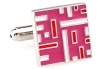 Prink maze cufflinks
