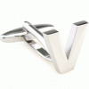 Bold letter V cufflinks