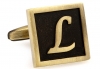 Egypt stylish letter L cufflinks