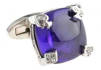 Elegant blue wedding cufflinks