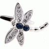 White dragonfly cufflinks