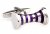 Purple sky city cufflinks