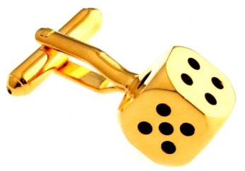 Dices cufflinks - Click Image to Close