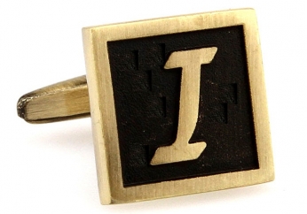 Egypt stylish letter I cufflinks - Click Image to Close