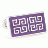 Purple Tong Dynasty cufflinks