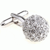 Shining flower ball cufflinks