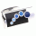 Blue moving ball cufflinks