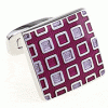Purple mini squares cufflinks
