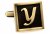 埃及時尚字母袖口鈕 Y