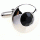 Plain spot black shining cufflinks