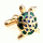 Golden turtle cufflinks