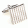 Sparkling squares cufflinks