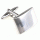 Smooth arc rectangle solid color cufflinks