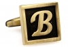 Egypt stylish letter B cufflinks
