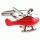 Red helicopter cufflinks