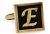 埃及時尚字母袖口鈕 E