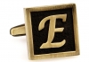 Egypt stylish letter E cufflinks