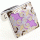 淺紫色牽牛花袖口鈕