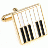 Piano fret cufflinks