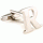 Slim letter R cufflinks