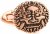 Copper Chinese lion cufflinks