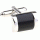 Black vertical bold striped cufflinks