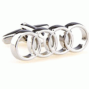 Audi cufflinks - Click Image to Close