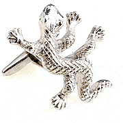 Lizard cufflinks - Click Image to Close