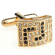 Egypt stylish golden cufflinks