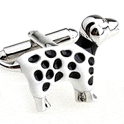 Dalmatian cufflinks