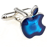 Blue Apple cufflinks
