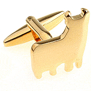 Golden Retriever cufflinks