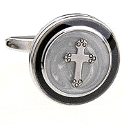 Gorgeous cross cufflinks - Click Image to Close