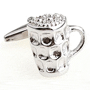 Beer cup cufflinks