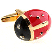 Sharp bettle cufflinks