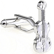 Violin cufflinks